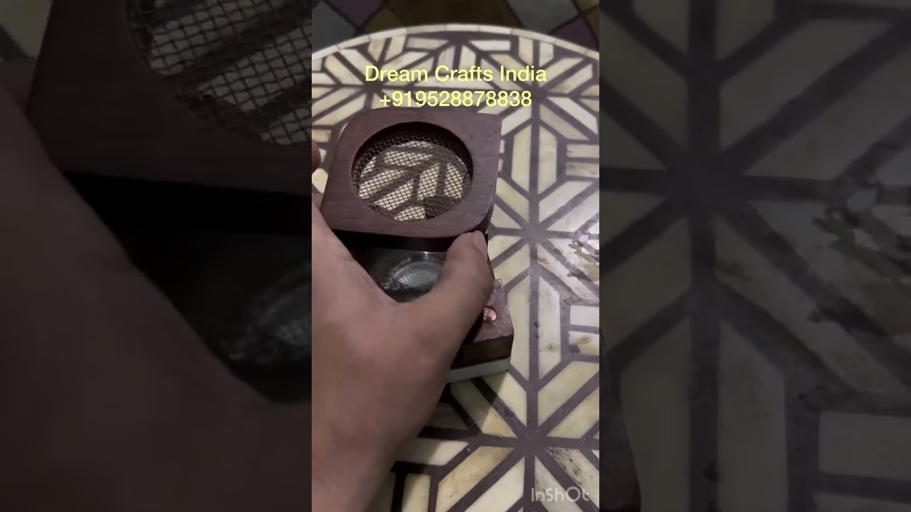 Wood Bakhoor Burner Loban Burner Fragrance Burner By Dream Crafts India 