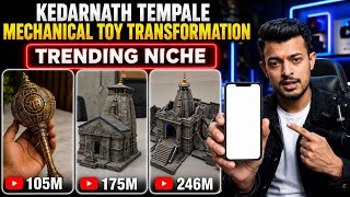 Kedarnath Temple Mechanical Toy Transformation | Hyper-Realistic |ai video kaise banaye free mein
