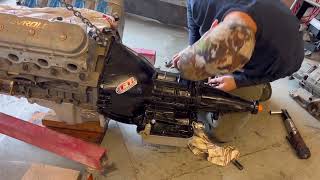 El Camino drag car build pt.3 motor and tranny install