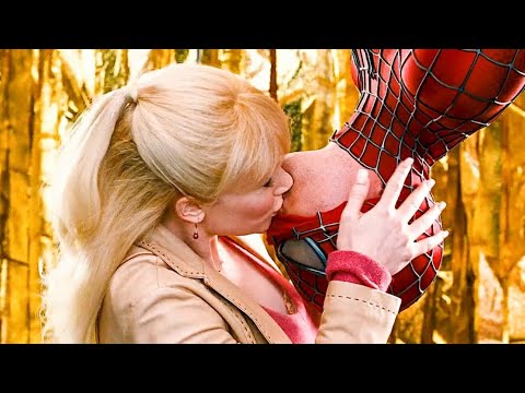 Spider-Man And Gwen Stacy • Upside-Down Kiss Scene • Spider-Man 3 (2007)