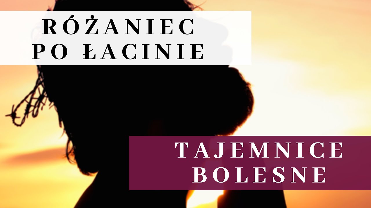 Różaniec po Łacinie  - Tajemnice Bolesne |  @Nauki Katolickie  - Ks. Piotr Buda