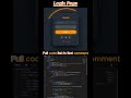 I Made the Sickest Login Page using HTML &amp; CSS! (Neon Glow Effect)