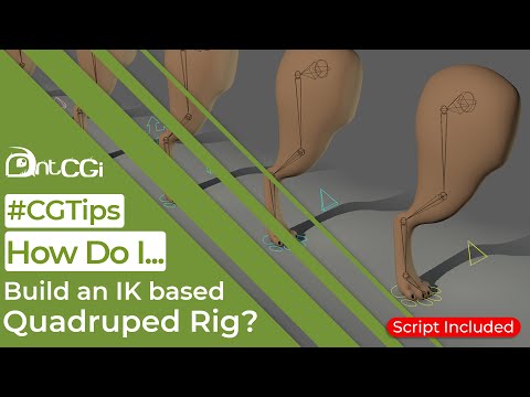 #CGTip | How Do I Build a Quadruped Rig?
