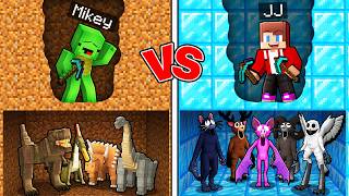 Mikey vs JJ: Mob Mine Battle in Minecraft - Maizen