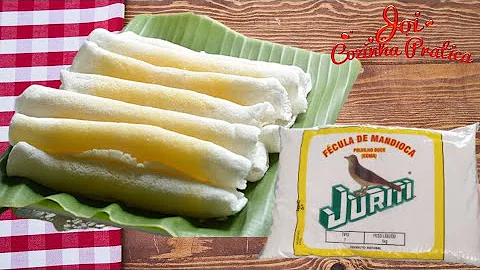 Como se faz tapioca com fécula de mandioca?