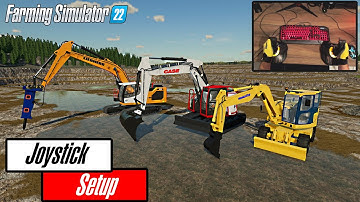 FS22 🚧 How to set your joysticks for excavators 🚧 Farming Simulator 22 Mods