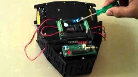 griet miniproject it09 GSM SMS MOBILE CONTROLLED INTELLIGENT ROBOT