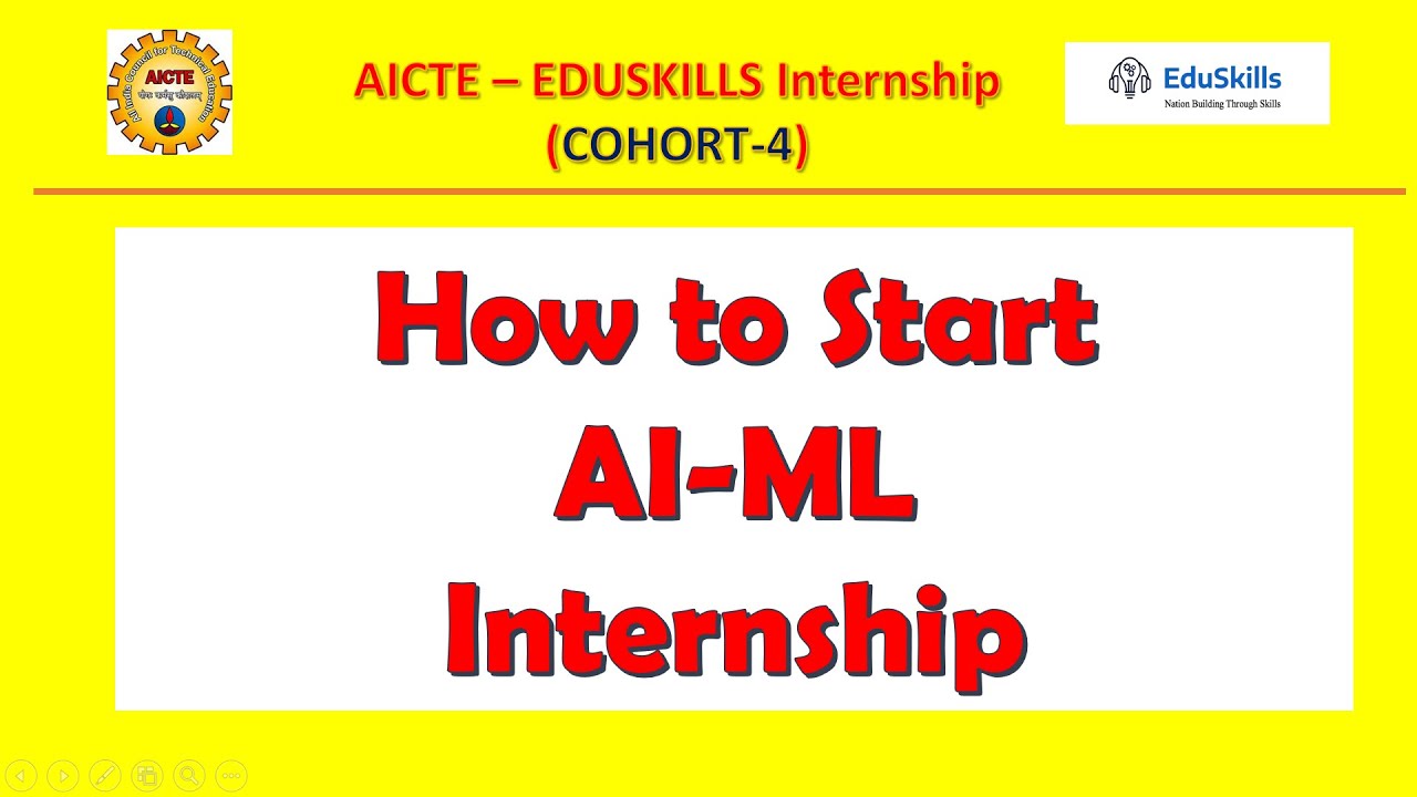 AI ML Internship AICTE Eduskills Ho To Start YouTube how-to-start-google-ai-ml-internship-youtube