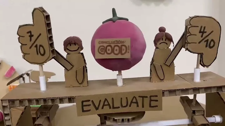 'Evaluate' Command Term cardboard automata: MYP Design / STEM