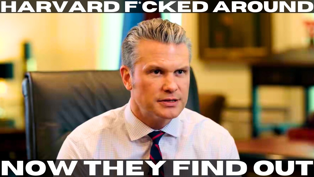 Pete Hegseth Just Made A Brutal Announcement, Game Over For Harvard University...