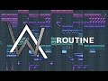 Alan Walker x David Whistle - Routine - FL Studio Remake + FLP