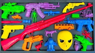 Membersihkan Nerf Assault Rifle, Shotgun, nerf ak 47,Nerf Sniper Rifle, Glock Pistol, Cowboy gun 072