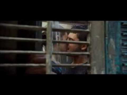 The lucky one kissing scene