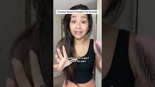 How to post smarter (not just more) using Creator Search Insights # #tiktokgrowth #tiktoktips #duet
