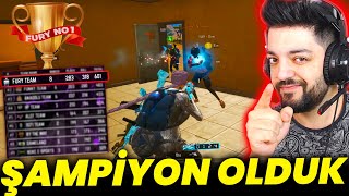 ŞAMPİYON OLDUK !! PUBG Mobile