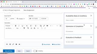 NEW Setting Up Assignments in D2L