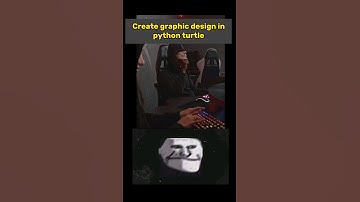 Save it📌. .. Try it...🚀 | Python Turtle graphic design  👨🏻‍💻 | #shorts #python #developer #coding