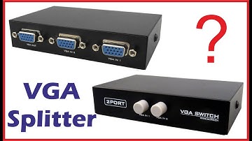 VGA Splitter || How to setup Dual Monitors || VGA Splitter Testing