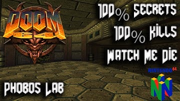 DOOM 64: z0k - Episode 1: Knee Deep in the Dead - Map05: Phobos Lab