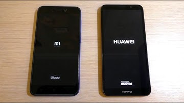 XIAOMI Redmi Go vs HUAWEI Y5 Lite Bootanimation