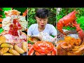 Best real food ever  grilled king crab alaska big lobster  tiktok funnys