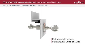 Southco E3 – VISE ACTION® Compression Latch with Visual Indicator