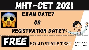 MHT-CET 2021 🔥 Exam Date or Registration Date Update 🤩 Chapter Wise Mock Test 🔥 MHT CET 2021 Exam 🤩