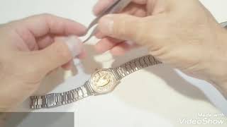 ㊽★SCRIPT 10BAR J-AXIS腕時計★安く電池交換