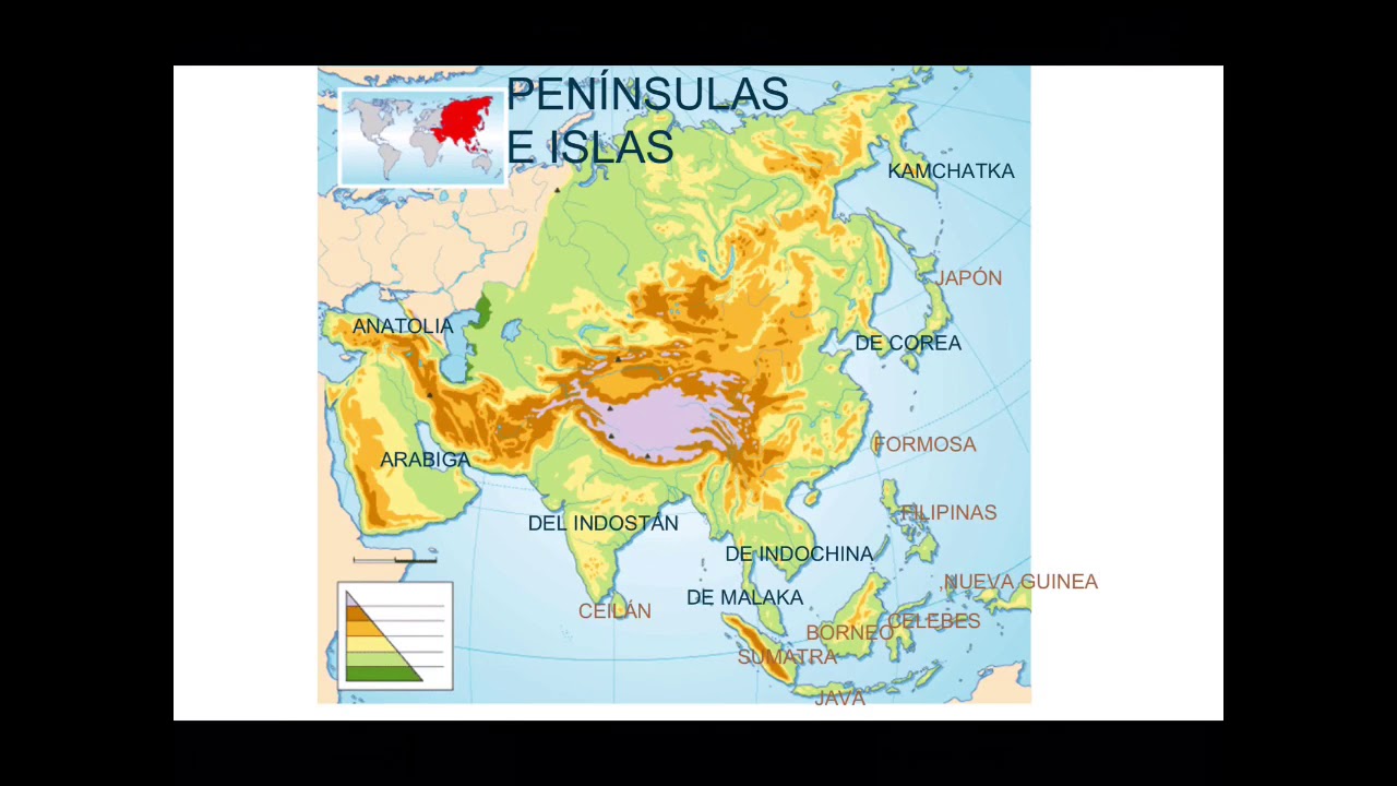 Como Aprender Facilmente El Mapa Fisico De Asia Youtube