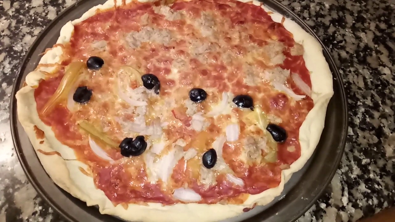 Pizza Barbacoa Casera Facil Y Rapido Youtube