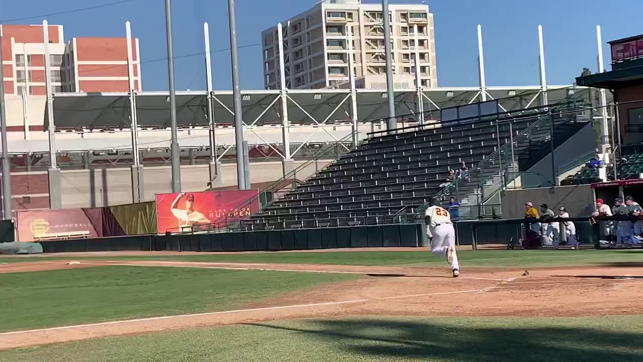 swing at USC MLB prospect camp YouTube