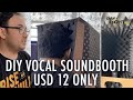 I created a diy vocal sound booth worth usd 12  tutorial  dayandlighttv