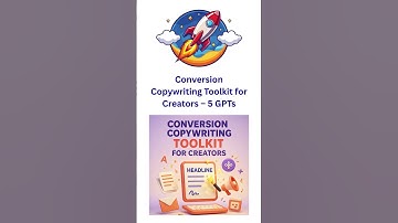 Conversion Copywriting Toolkit for Creators – 5 GPTs
