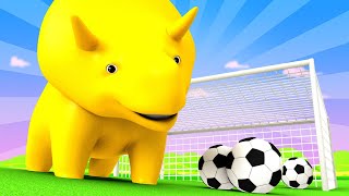 Bajka edukacyjna - Fifa Specjal - Zasady Gry w Piłkę - ucz się z Dino dinozaurem 👶 Bajki Edukacyjne