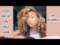 FLEXI ROD SET ON 3B/3C CURLY HAIR | Beginner friendly ! | Shizen