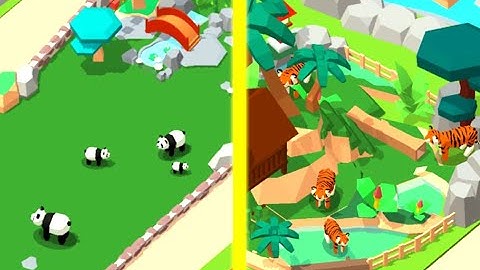 Idle Zoo Tycoon! New Continent & Animals Unlocked! MAX LEVEL RARE TIGER EVOLUTION! (9999+ Level Zoo!