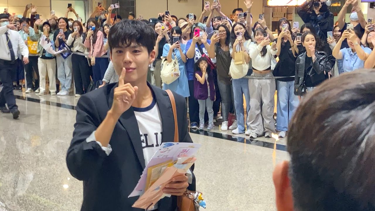 Celine全球品牌大使朴寶劍抵台