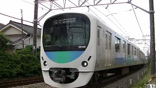 西武30000系38108F各停西武新宿行き 西武新宿線都立家政駅付近にて