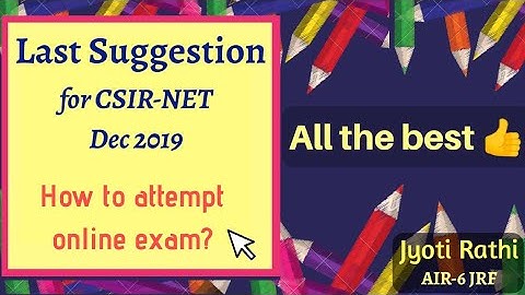 How to attempt online NET exam|Last minute strategy|Time management|How to attempt NET exam