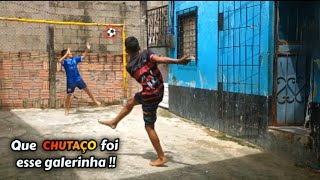 DESAFIO !! Quem faz o GOOLLL sem deixar a bola tocar no chão só CHUTAÇO #jogosoccer #sportingfutsal