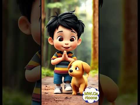 Dog And Baby کتا اور بچہ بہت خوب صورت وڈیو Viralshort Viralvideo Viral MW Cartoons Cartoon 
