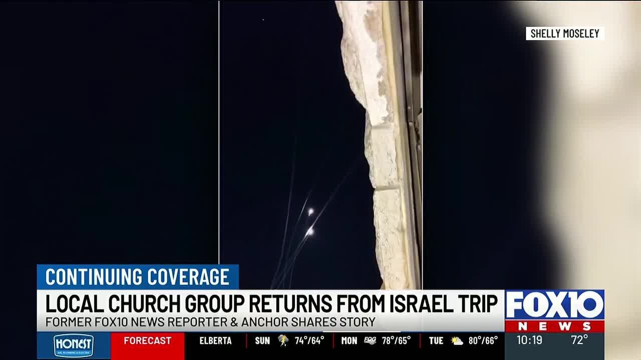 Former FOX10 reporter and anchor shares firsthand account of being caught in Middle East conflict