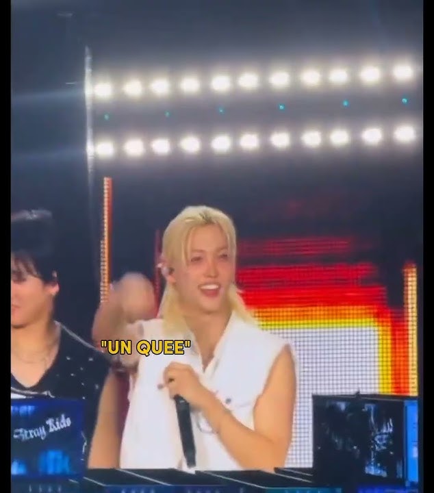 Dame Un Grr Felix😝#skz#concert#felix#dominate_madrid#fyp