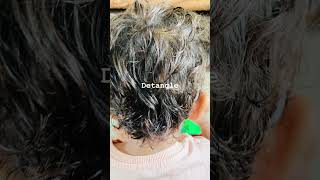 Before and after #billu #hairroutine #style #toddlers #momlife