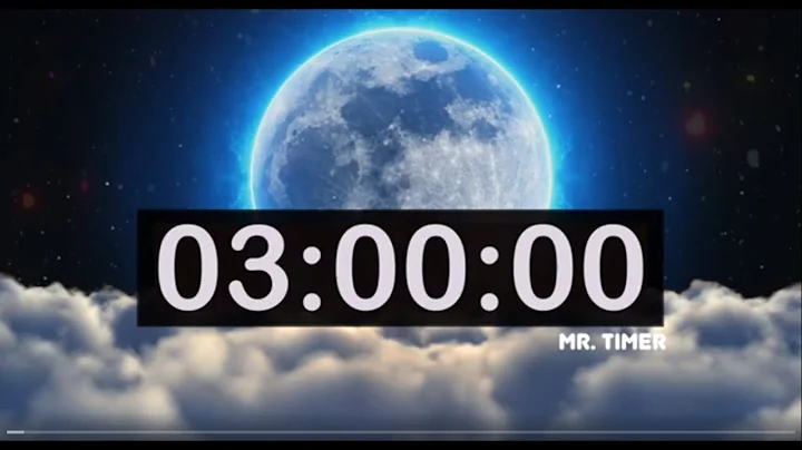 3 Hour Countdown Timer with Relaxing Instrumental Deep Sleep Music! Time To Sleep Timer for Kids!