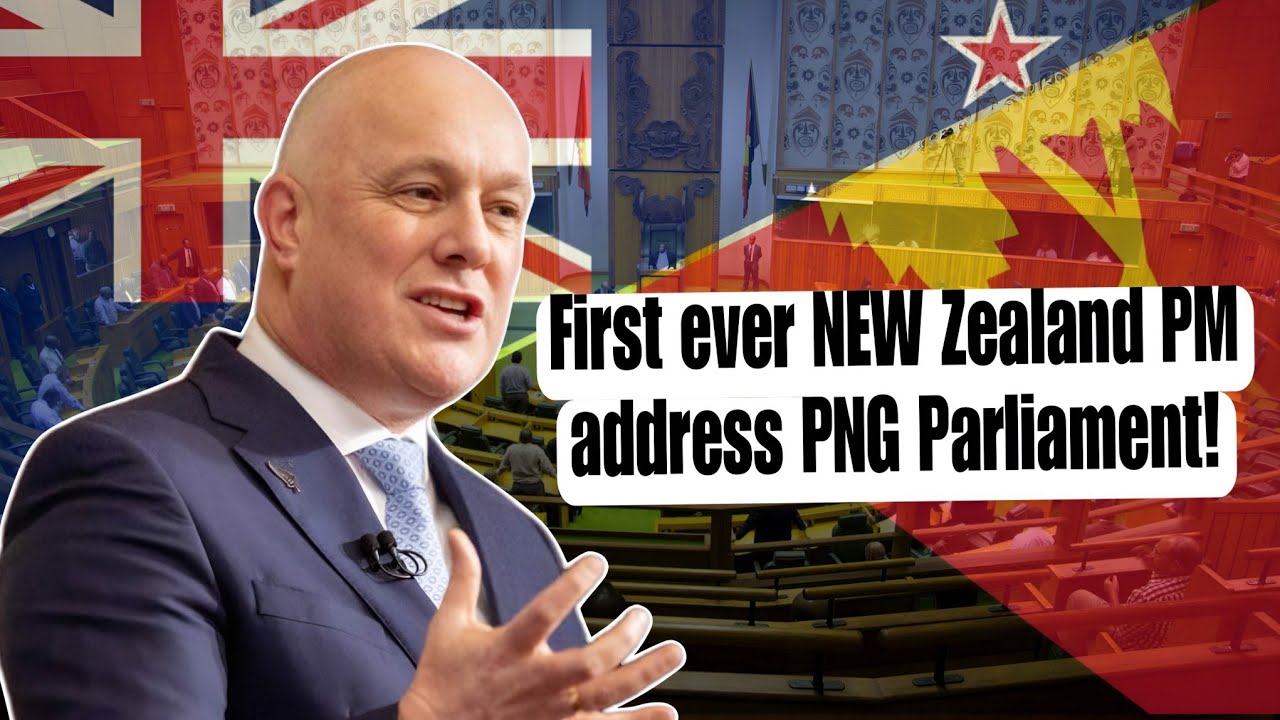 A Historic Moment: New Zealand PM Christopher Luxon Addresses Papua New ...