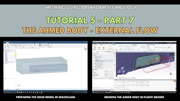 Meshing with snappyHexMesh | Tutorial 5-Part 7 | The ahmed body - External flow