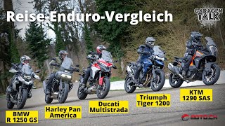Reise-Enduro-Vergleich - BMW GS, Ducati Multistrada V4, Harley Pan America, KTM 1290, Triumph Tiger screenshot 4