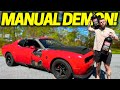 I put nitrous on the worlds first manual dodge demon