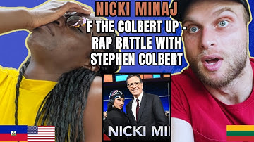 REACTION TO “F The Colbert Up” - Nicki Minaj’s Rap Battle With Stephen Colbert, Round 2